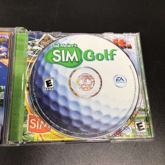Sid Meier's SimGolf Jewel Case (PC, 2003) Video Game CD-ROM Golf -D - Picture 3 of 5